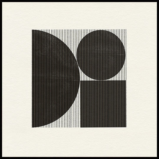 Geometrie in synchronisatieposter