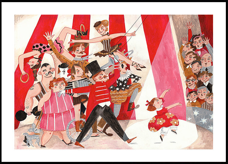 Circus in de stadsposter