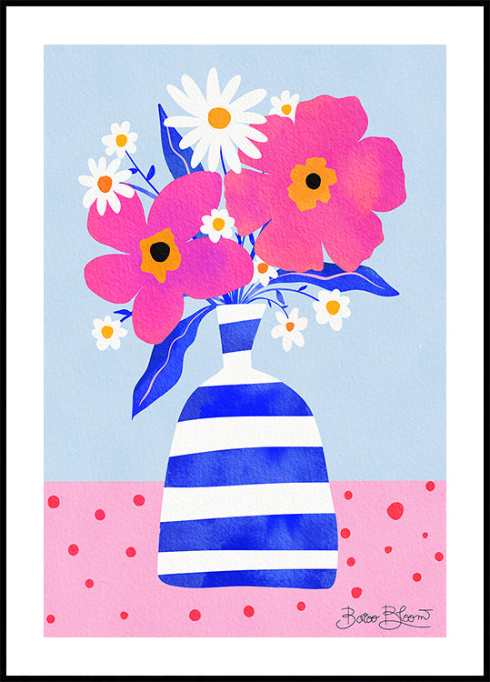 Maximalistische bloemenvaas