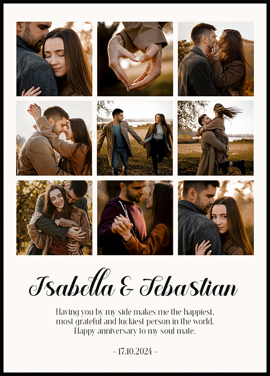 Mijn eerstejaars fotocollageposter