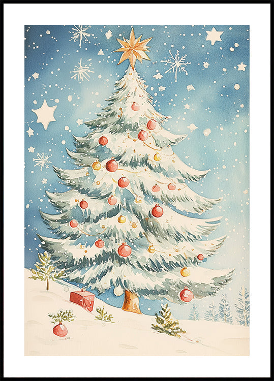 Kerstboom nr. 1 poster