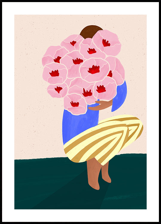 Boeket bloemen-poster