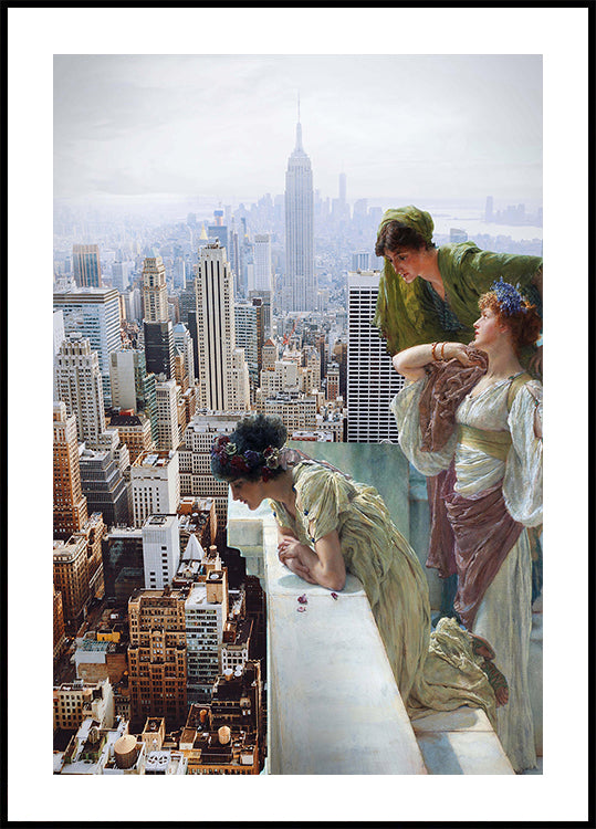 Manhattan weergave-poster