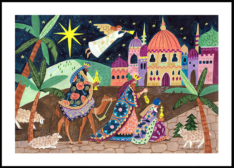 Three Wise Men and an Angel Plakat
