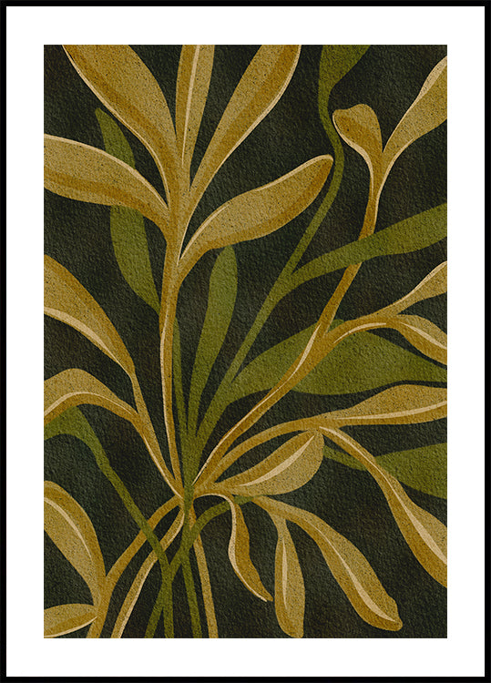 Earthen foliage Plakat