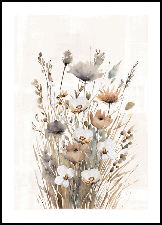 Wilde grassen-3 Poster
