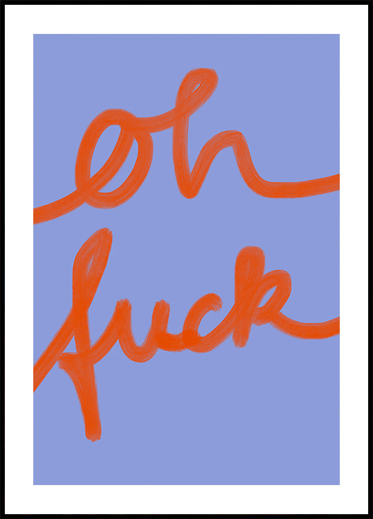 Onverwachte woordenposter