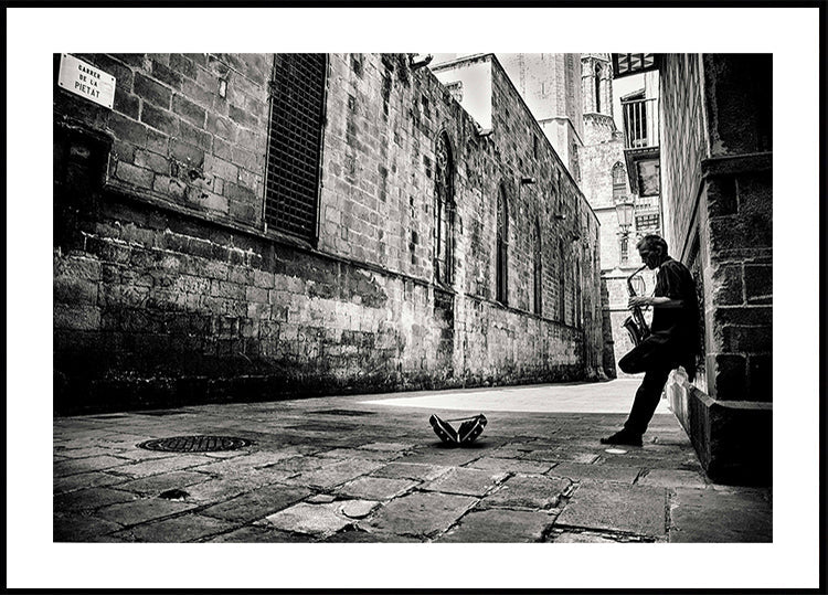 Stille straatposter