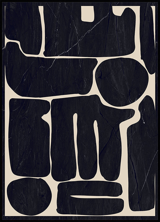 Moderne abstracte minimale vormen 162 poster