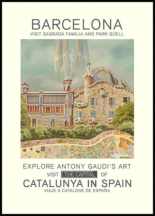 Barcelona-printposter