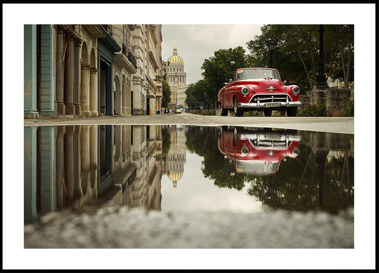 Straten van Havana, Cuba-Poster