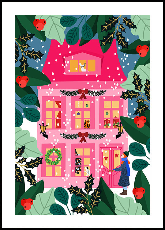 Kerstdecorposter