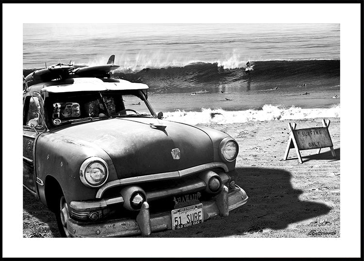 Vintage Ford Woody-poster