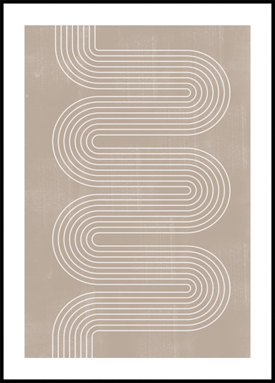 Gebogen lijnharmonie