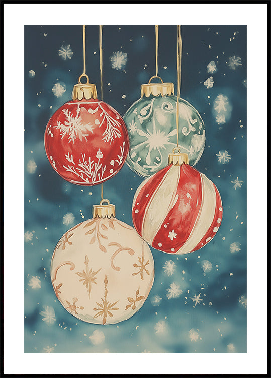 Kerstversiering nr. 3 poster