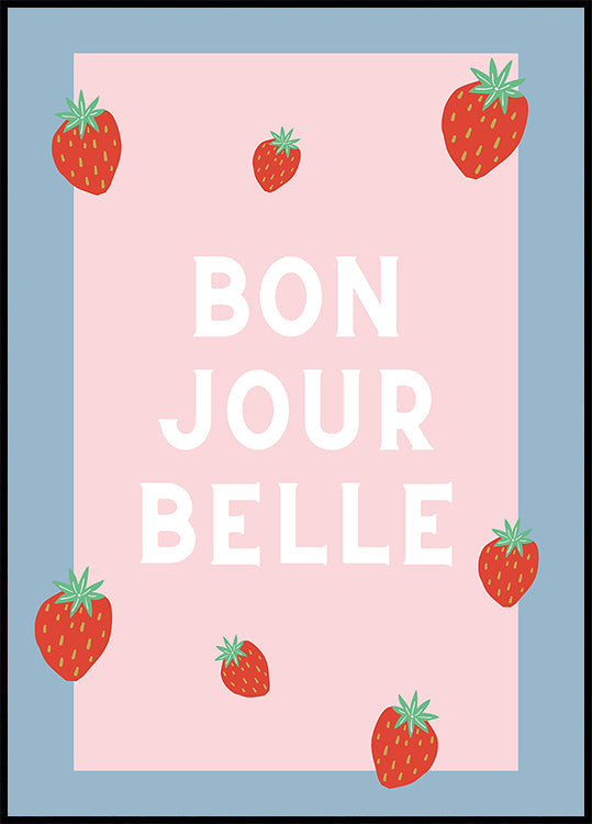 Bon Jour Belle-poster
