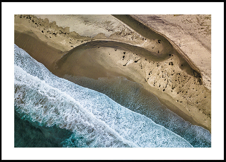 Luchtposter van Big Sur