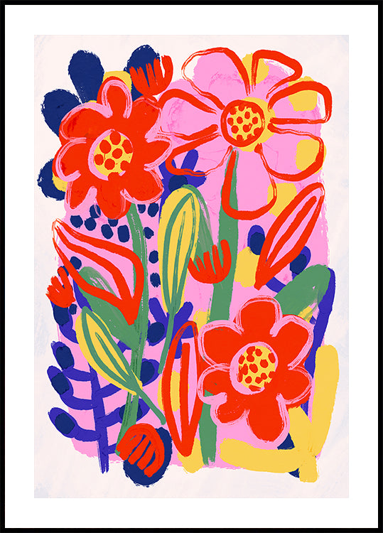 Bloemen vreugdeburst