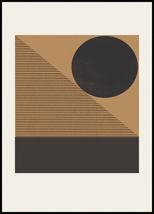 Geometrische Eclipse-poster