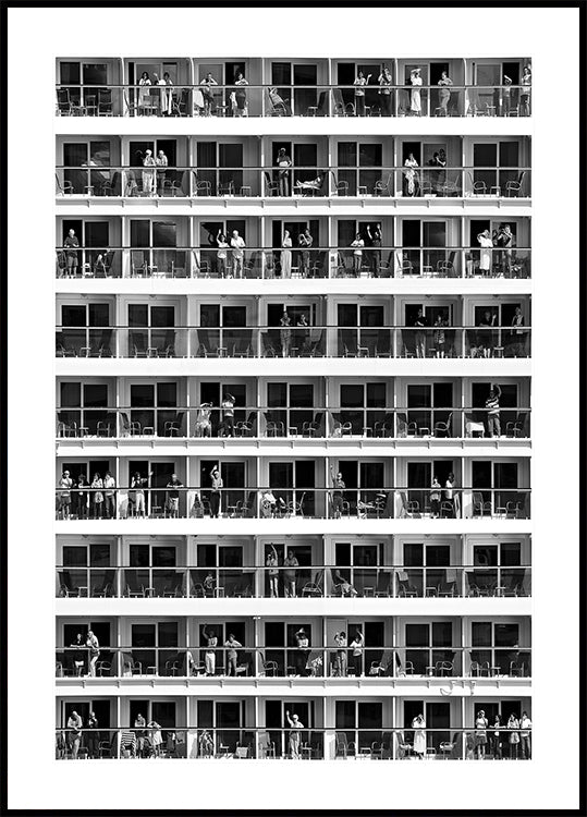 Poster voor massatoerisme