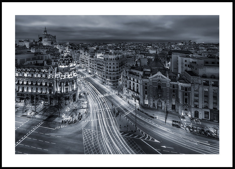 Stadslichten van Madrid