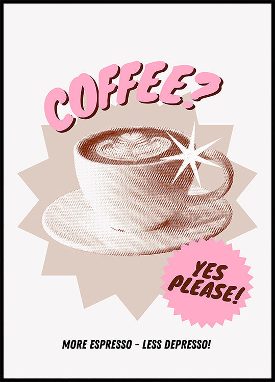 Kopje vreugde-poster