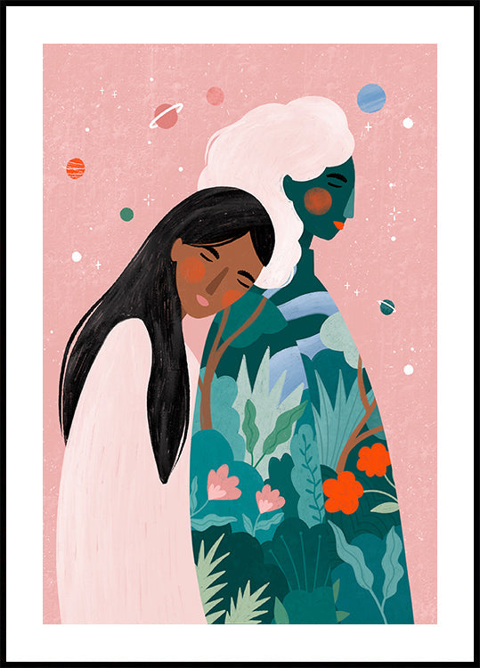 Kosmische verbindingsposter