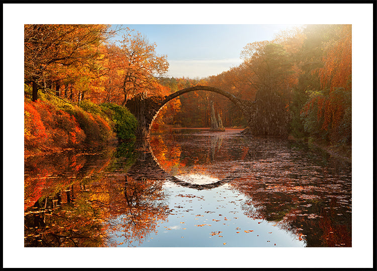 Herfst meer Poster