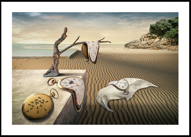 Eerbetoon aan Dali-poster