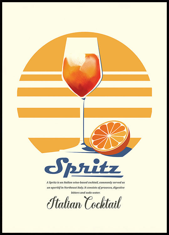 Spritz zomerprint poster