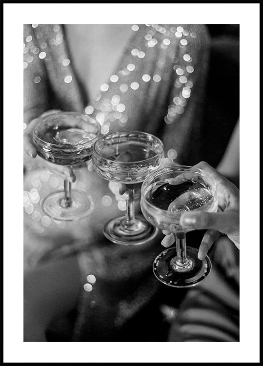 Champagne-viering nr. 1 poster