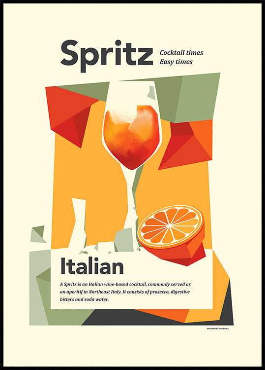 Aperol spritz-print
