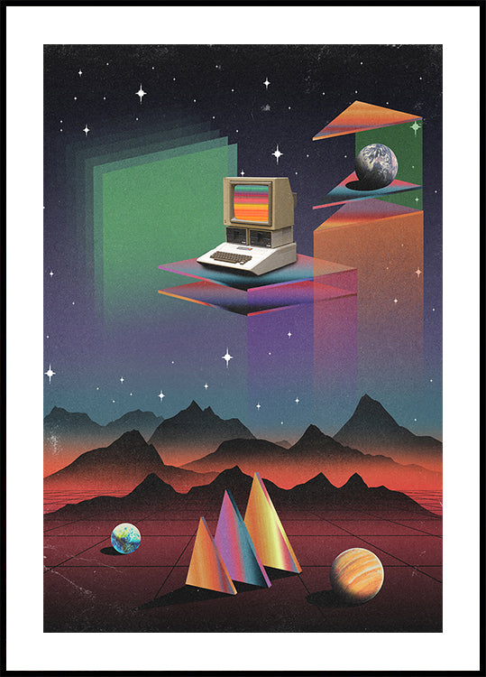 CRT-computer uit de jaren 80