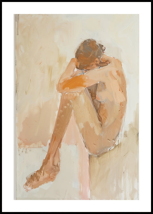 Vrouw In Badkameraffiche