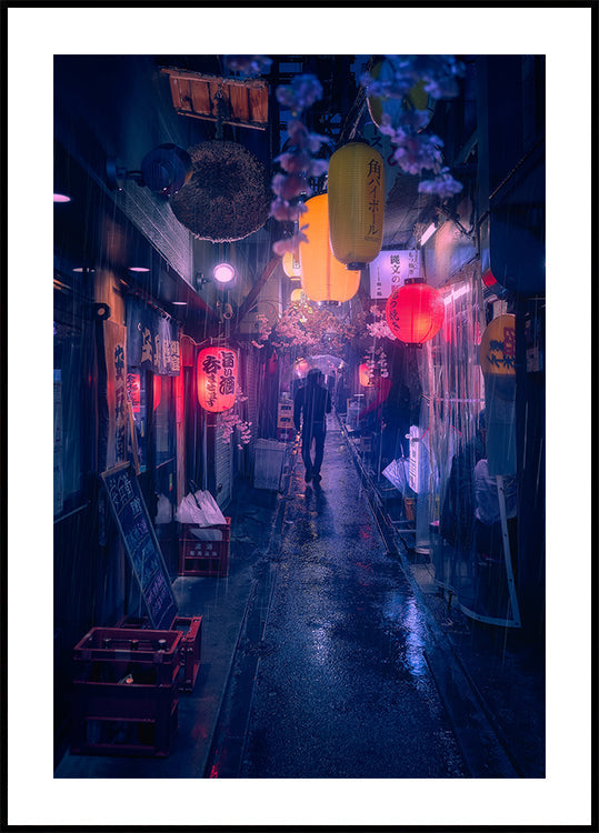 Tokio blauwe regen