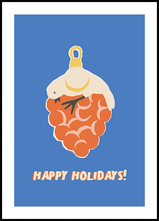 Fijne kerst nr. 45-poster
