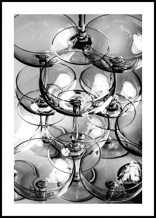 Champagnetoren nr. 8 poster