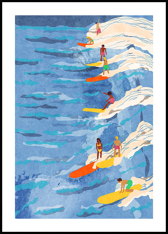 gekoelde surfposter