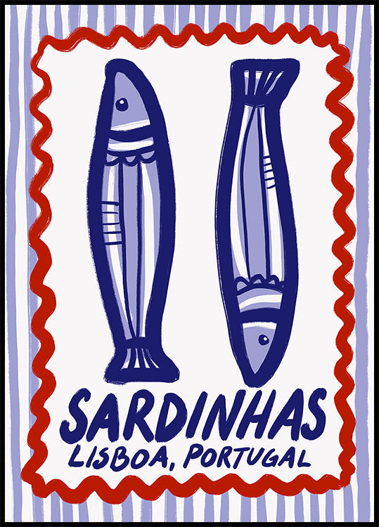 Lissabon Sardines Delight Poster