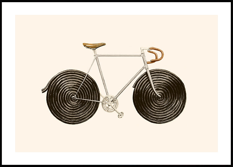 Zoethout fietsposter