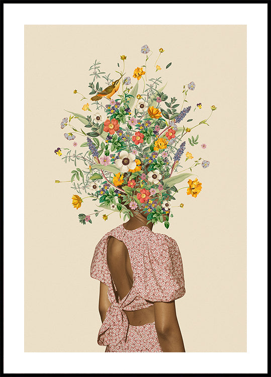 Wilde bloemen boeket Poster