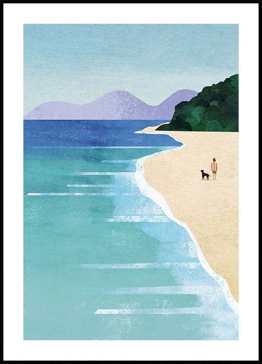 Strandmeisje iii poster