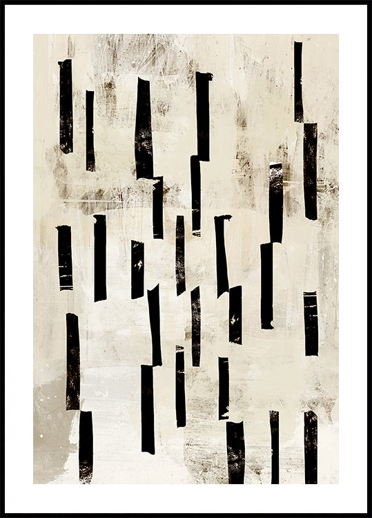 Minimale lijnenposter