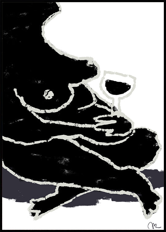 Een pauze-poster