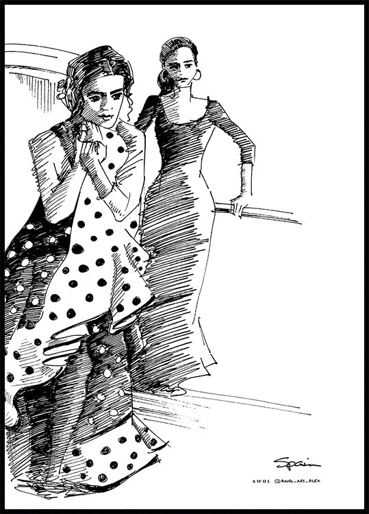 FLAMENCO DANCERS Plakat