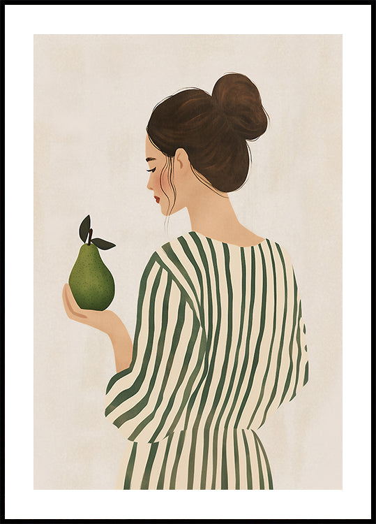 De vrouw en de peer