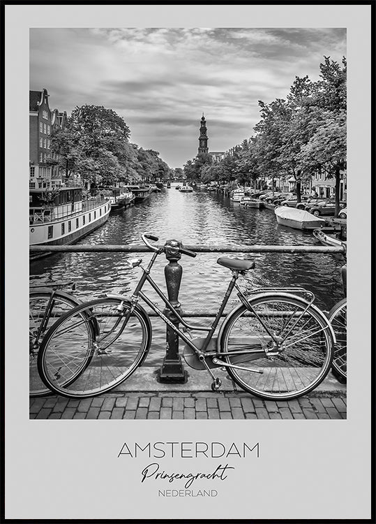In beeld: AMSTERDAM Prinsengrachtposter
