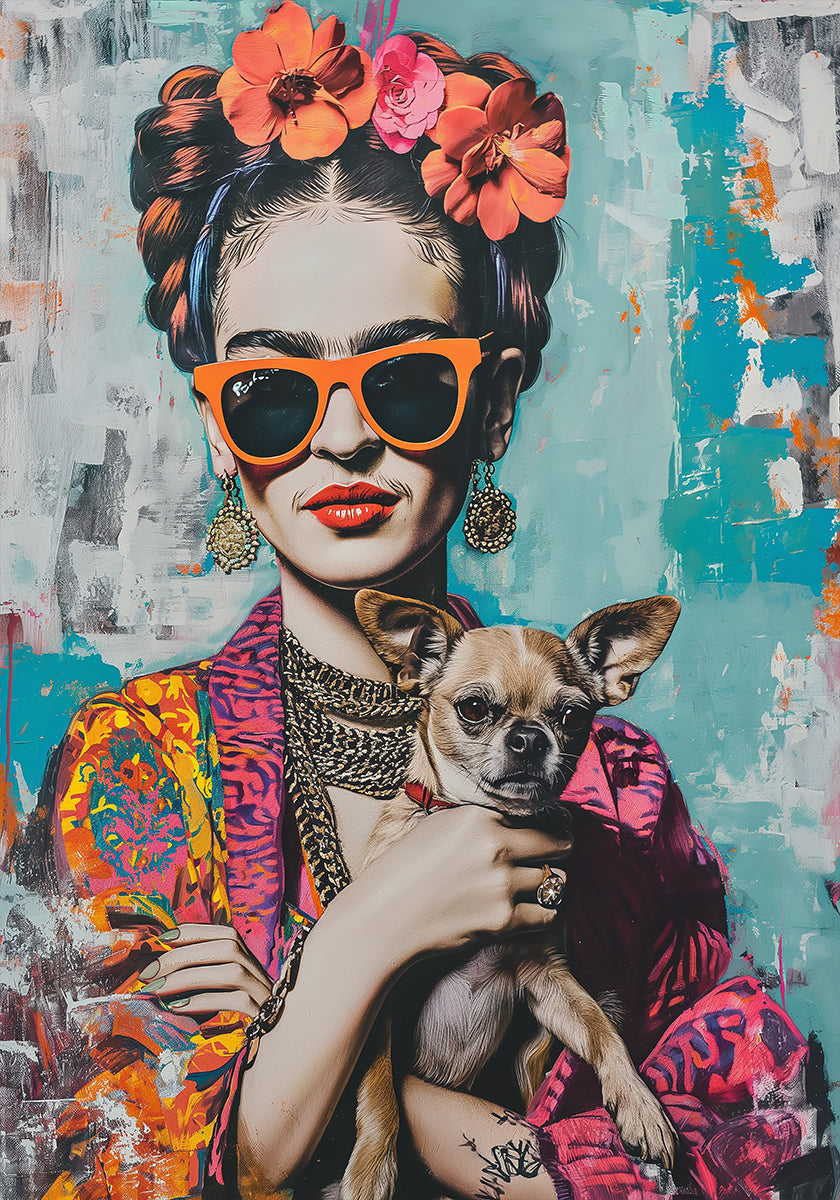 Frida Chihuahua-poster