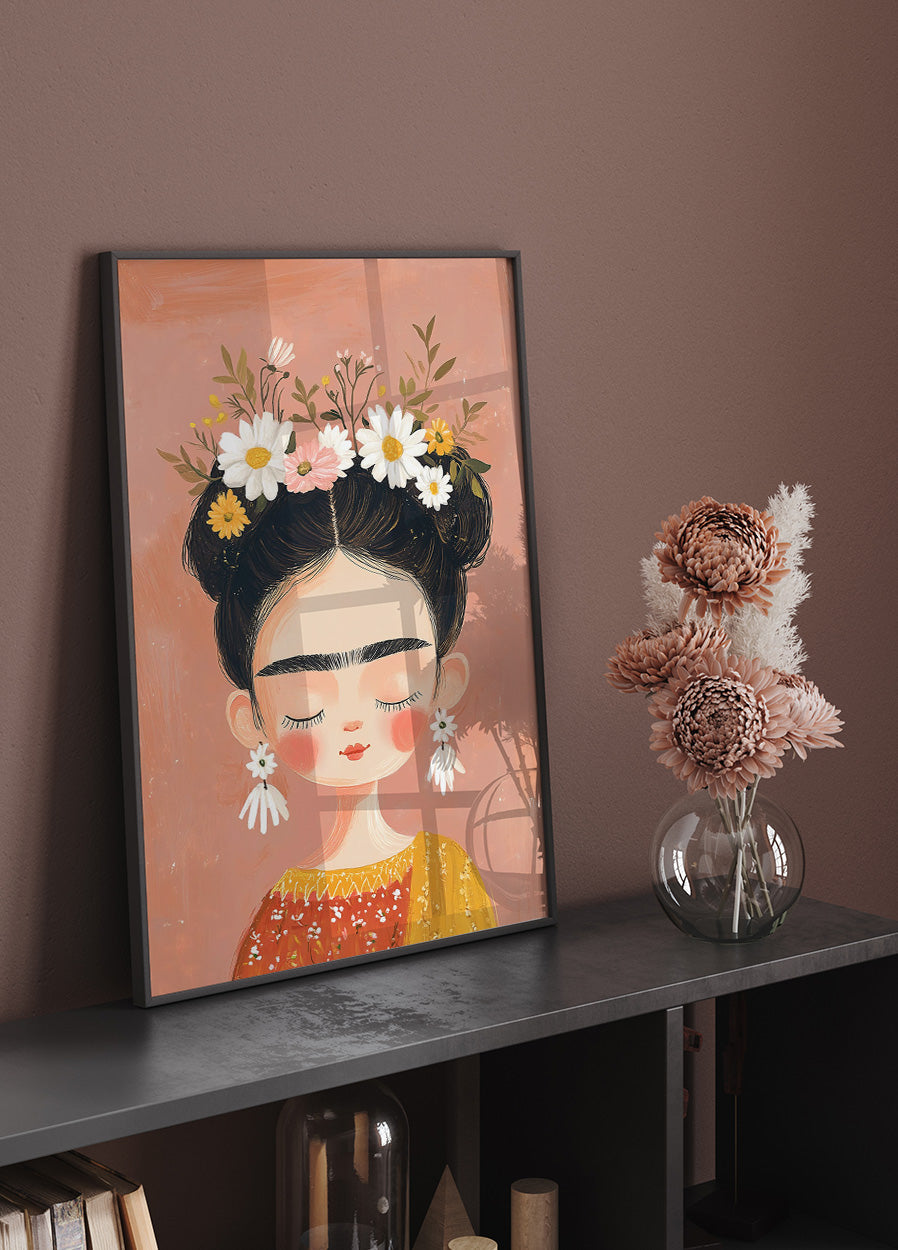 Frida Kahlo Artistic Painting Plakat - Posterbox.dk
