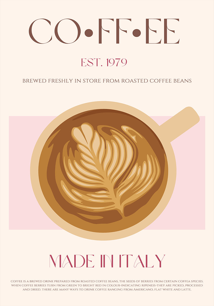 Italian Coffee Poster